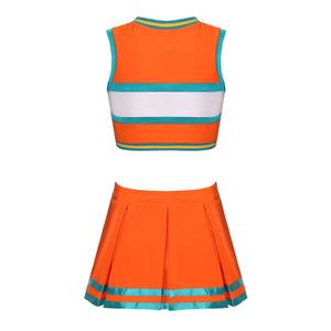 Último diseño Venta caliente sin mangas Vestido de animadora Cuello redondo Uniformes de porristas - Product Image 6