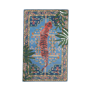 Handcrafted Premium Tufted Rug Animal <b>Print</b> Multi Color Soft Carpet for Living Room Wholesale Deal - Product Image 1