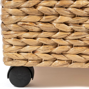 Contenedor de almacenamiento debajo de la cama de madera de jacinto de agua tejido a mano con ruedas y asas para almacenamiento y baño dormitorio de Vietnam - Product Image 5