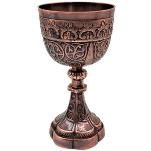 แก้วไวน์แข็งที่ทำจากทองเหลืองรอยัลไวน์ถ้วยทองเหลืองการออกแบบแกะสลักอุปกรณ์ barware ถ้วยแชมเปญโลหะแก้วค็อกเทลแก้ว - Product Image 6