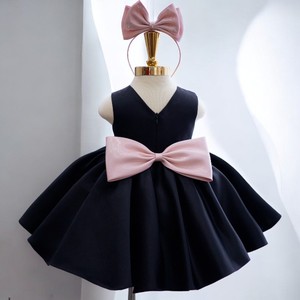 เดรสเจ้าหญิงมีโบว์ด้านหน้าหรูหราหรูหรามีสไตล์สำหรับสาวๆจัดส่งเร็วสำหรับปาร์ตี้และงานแฟชั่น - Product Image 6