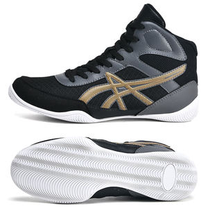 Zapatos de Boxeo Personalizables de Caña Alta para Lucha Libre MUKKA SPORTS MS-BS-06 - Cuero Genuino Transpirable y Ecológico con Protección - Product Image 4