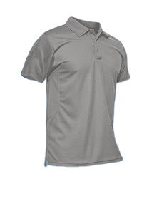 Polo de calidad superior para hombre, camisetas tácticas de manga corta de rendimiento de ajuste seco, camiseta de Golf - Product Image 6