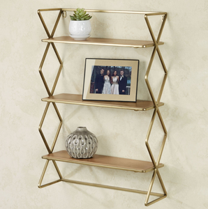 Best Selling Exclusive Aluminum <b>Wall</b> Hanging <b>Shelves</b> For Designer Interior Decor Creating Sophisticated <b>Wall</b> Storage Feature - Product Image 4