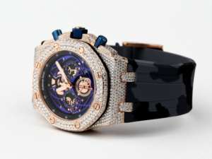 นาฬิกาข้อมือผู้ชายแบบอนาล็อก ดีไซน์เรขาคณิต ตัวเรือนสแตนเลสแท้ ประดับเพชรแท้ ราคาประหยัด - Product Image 3