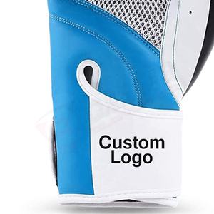 Gants de boxe en cuir PU neufs, respirants, professionnels, personnalisés, à prix d'usine, design patchwork, pour l'entraînement et le kickboxing - Product Image 6