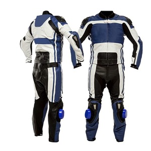 Combinaison de moto en cuir professionnelle de haute qualité Combinaison de course de moto confortable avec logo à conception personnalisée une pièce - Product Image 6
