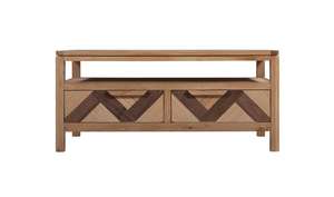 Mesa de centro de madera de 2 cajones al mejor precio MARS, muebles de sala de estar modernos de proveedor vietnamita - Product Image 2