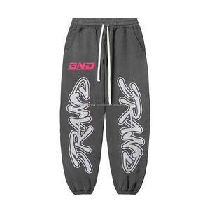 Combinaison de survêtement personnalisée à imprimé intégral en molleton de coton épais | Finition délavée par le soleil | Ensemble de survêtement à coupe empilée - Product Image 5