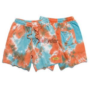Ensemble short et t-shirt Tie dye pour hommes Shorts avec logo personnalisé imprimé en gros meilleur logo personnalisé prix bon marché OEM - Product Image 1