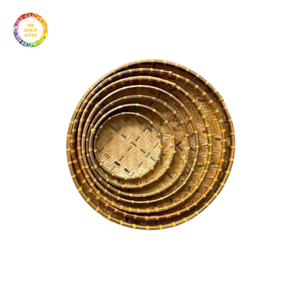 Bandeja de bambú duradera para cocina y comedor-Bandeja de servicio de alta calidad con precio bajo directo de fábrica - Product Image 3