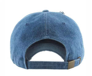 Casquettes de baseball sportives unisexes en denim délavé et vieilli, 100 % coton, 6 panneaux, avec logo personnalisé, broderie et impression, vente en gros OEM - Product Image 4
