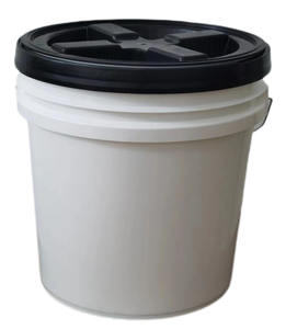 Secchio in Plastica da 5 Galloni con Coperchi Gamma Seal a Vite per la Conservazione di Cereali/Farina/Prodotti Deperibili - Product Image 3