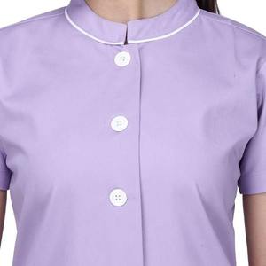 Uniforme de enfermera de sarga de algodón personalizado, uniformes de enfermera médicos para mujeres, traje de fregado para mujeres, traje de fregado para enfermera - Product Image 2