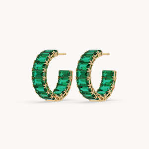 Boucles d'oreilles pendantes fines Eden Eternity Big Hoops - Product Image 2