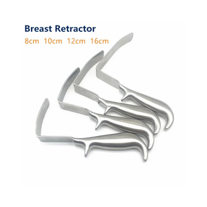 Tebbetts เครื่องดึงเต้านมด้วยมือด้ามจับสีทองใยแก้วนำแสงพร้อมท่อดูดสำหรับการทำศัลยกรรมพลาสติก - Product Image 2