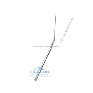 Crochet chirurgical al en acier inoxydable, MCGEE coudé pour plaque à pied, Micro oreilles, 15.5cm, 0.5mm, haute qualité, livraison gratuite - Product Image 3