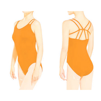 Proveedor de Ropa de Danza Personalizada, Pedido al por Mayor, Leotardo de Cuello en V de Mezcla de Algodón para Mujer Adulta, Servicio OEM, Logotipo de Marca, PK, para Clases de Ballet y Entrenamiento