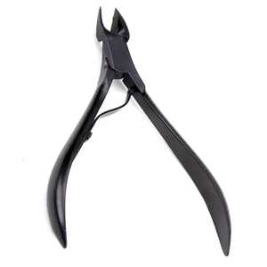 Black Professional Stainless Steel <b>Cutter</b> for Toe Finger Nail Nipper Wide Jaw Opening Customized Color Straight Blade Baby Care - Product Image 1
