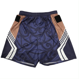 Wholesale Factory Direct Customized Logo Polyester Two-Tone <b>Rugby</b> Women's Footy <b>Shorts</b> With Side <b>Pocket</b> Double Stitching Unisex - Product Image 5