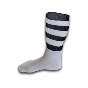<b>Men's</b> New High Cotton Knitted Print Soccer Football Grip <b>Socks</b> Anti-Slip Casual Design Black for Autumn Regular Sports Support - Product Image 2