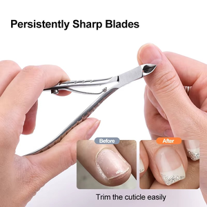 High Quality Stainless Steel Reusable Stainless Steel <b>Nail</b> Care Tools Manicure Pedicure <b>Nail</b> <b>Clippers</b> with Sharp Cuticle Nippers - Product Image 5