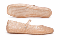 Sandales plates en PVC ajourées 2026 – Nouvelle collection tendance et polyvalente pour la plage, à bride unique, ornées de strass, effet gelée