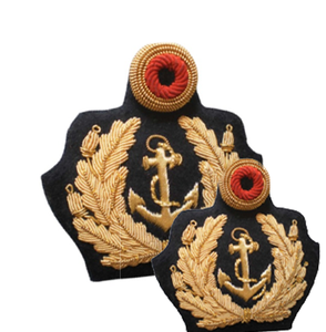 Badges brodés main en fil de bouillon, personnalisés, prix d'usine, meilleur fabricant, quantité en gros, prix le plus bas - Product Image 4