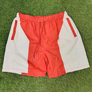 2026 OEM Custom <b>Men's</b> Windbreaker Short Set Relaxed Fit Panel Color Breathable Windbreaker Nylon Tracksuit Set Solid for <b>Summer</b> - Product Image 5