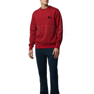 Sudadera Ligera Personalizada de Manga Larga para Hombre, Cuello Redondo, Color Sólido, para Invierno, Ropa Urbana Transpirable de Alta Calidad para Venta en Línea - Product Image 1