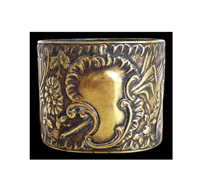 Rond de serviette en laiton de qualité standard avec nouveau Design artisanat indien beau porte-anneau de serviette hexagone meilleure vente - Product Image 5