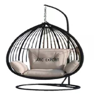 Columpio de Metal de hierro para decoración del hogar, nuevo diseño de lujo para decoración al aire libre - Product Image 4