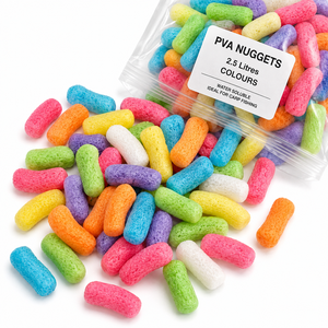 Nuggets de PVA de Colores, 2.5 Litros, Solubles en Agua, para Pesca de Carpa, Color Blanco - Product Image 2