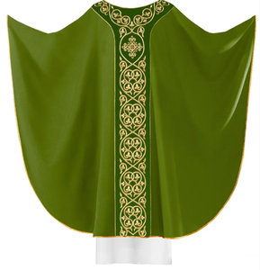 Étole chasuble en or 2025 sur mesure pour l'église catholique conception de broderie de haute qualité nouveau pour prêtre ou père - Product Image 1