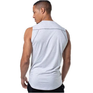 Débardeur respirant de haute qualité pour hommes, nouveau design, tissage tricoté, bas quantité minimale de commande, nouveauté OEM, vêtements de fitness à prix réduit - Product Image 2