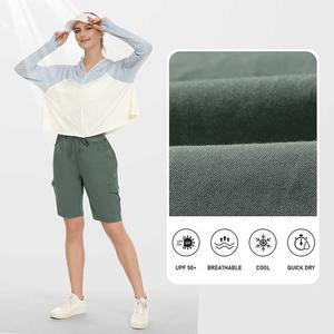 Custom Clothing Manufacturing Women's Plus Size <b>Nylon</b> Cargo Shorts With Pockets for Sporty Shorts - Product Image 6