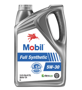MOBIL FULL SYN 5W30 DEXOS 3 PACK 5 QUART 125198 - Product Image 1