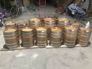 Meilleures ventes : Baril en bois de chêne pour le traitement des boissons, le vieillissement et le stockage de liquides pour les acheteurs en gros au Vietnam - Product Image 3