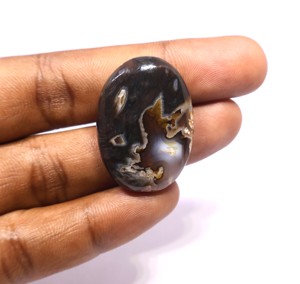 หินโมราอัญมณีทรงหลวมทำด้วยมือ - Product Image 3