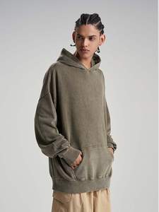 Sudadera con capucha de gran tamaño para mujer, OEM jersey de lana, sudadera personalizada de manga larga, fabricante de ropa al por mayor - Product Image 2