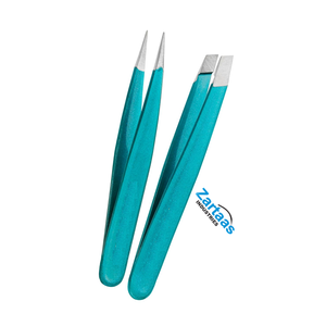 สแตนเลสมาเจสติกเทอร์ควอยซ์ไมโครมินิแหนบชุดเครื่องมือความงามผู้ผลิตและส่งออก - Product Image 6