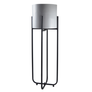 Pot de fleur en fer fortement dans la nouvelle conception de cage avec support en revêtement en poudre noire à utiliser dans la maison jardin intérieur extérieur - Product Image 6