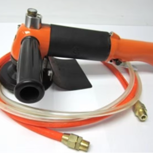 Sander pneumatique humide à couple élevé de 4 pouces, polisseuse à air, échappement arrière, poignée à angle droit, garantie 1 an pour les comptoirs en granit, utilisation humide - Product Image 1