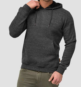 <b>Men</b> Thick Zipper Hoodie Cotton French Terry Oversized Boxy Fit <b>Crop</b> Zip up Custom Drop Shoulder man hoodies - Product Image 2