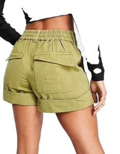 JAYCAN SPORTS Fabricante pantalones cortos de mujer en kaki gran oferta ropa de verano para mujer - Product Image 6