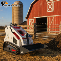 Mini Skid Steer Loader Briggs & Stratton XR2100 Mesin Berbahan Bakar Bensin dengan Bucket Standar untuk Pekerjaan di Kebun dan Halaman Belakang Rumah