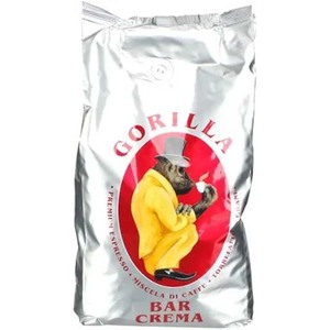 Superventas 1kg Super Bar Crema Gorilla Coffee Beans Premium Espresso Roast Sabor aromático Mezcla suave y equilibrada para cafés - Product Image 2