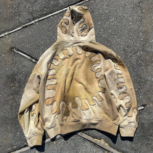 2026 New Arrival Winter Men's <b>Tie</b> <b>Dye</b> <b>Hoodies</b> Basic Cotton Blended Breathable Windproof Long Sleeves <b>Tie</b> <b>Dye</b> <b>Hoodies</b> - Product Image 4