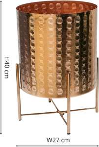 Jardinières artisanales en métal avec des conceptions uniques personnalisées Pour les jardins domestiques contemporains Par HF CRAFTS au prix le plus bas - Product Image 3