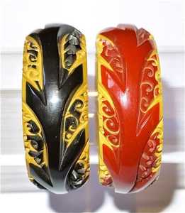 Bracelets de mode en résine avec motifs floraux et fruits personnalisés du fabricant indien Meilleur prix pour les fêtes de mariage - Product Image 3